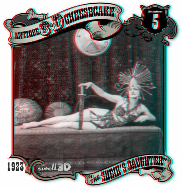 The Sheik's Daughter - Antique 3-D Cheesecake No. 5