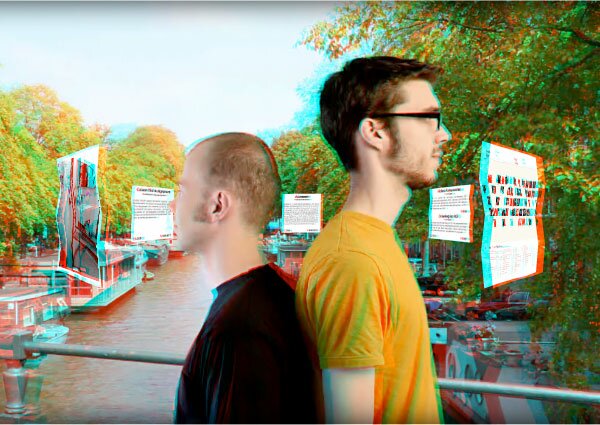 Barcinski and Jeanjean 3-D anaglyph Flash website